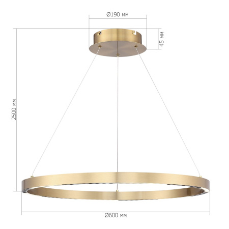 Подвесной светодиодный светильник ST Luce Parilla SL6238.333.01