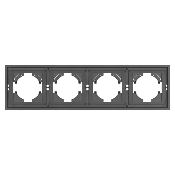 Рамка пластиковая FRM-TENDO-SFPL-4-GR Arlight 054655